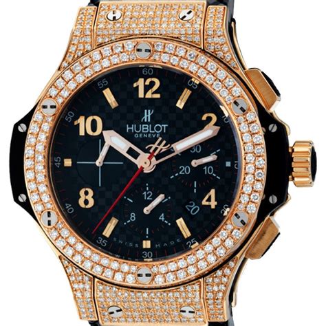 hublot big bang gold white diamonds|Hublot diamond bezel.